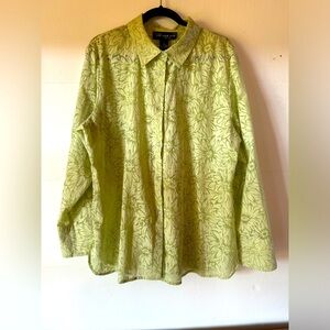 VTG Susan Graver women’s XL classic Spring cruise Grannycore floral dais…